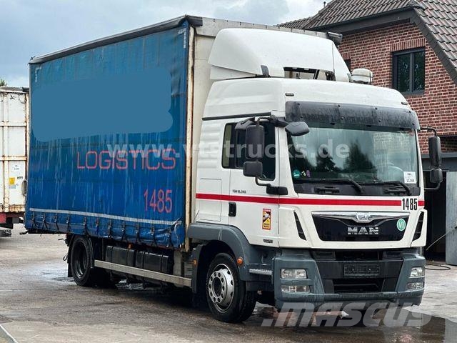 MAN TGM 18.340 4x2 BL Pritsche+Plane 18t. 커튼사이더 트럭