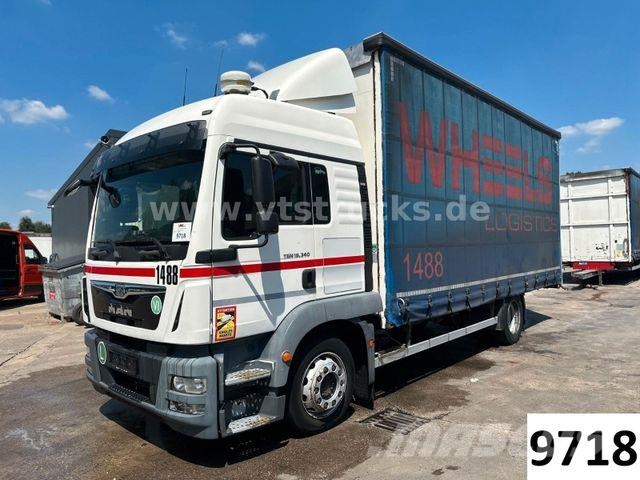 MAN TGM 18.340 4x2 Blatt-/Luft Pritsche + Plane Pritsche & Plane