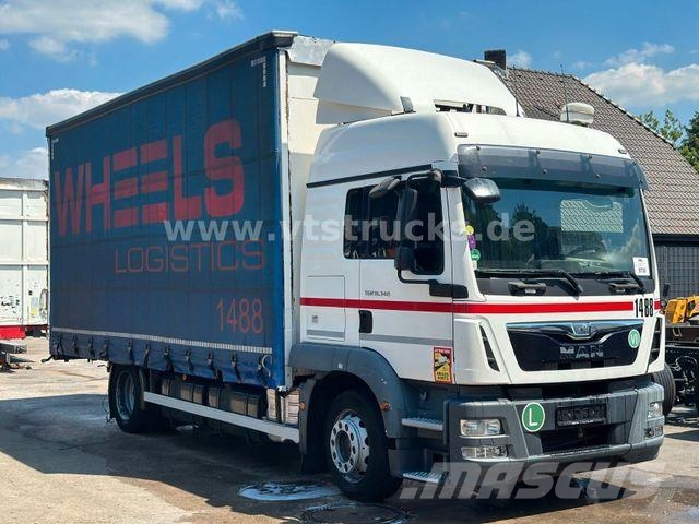 MAN TGM 18.340 4x2 Blatt-/Luft Pritsche + Plane Pritsche & Plane