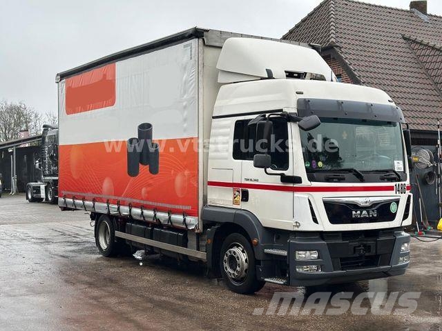MAN TGM 18.340 4x2 Pritsche+Plane *Motorschaden* Camión con caja abierta