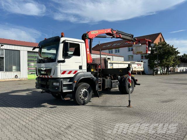 MAN TGM 18.340 4x4 BB / Palfinger PK 1300 / Korb Tipper trucks