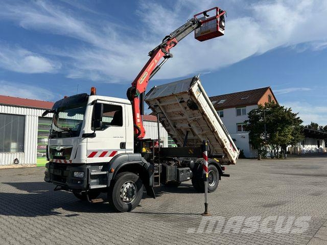 MAN TGM 18.340 4x4 BB / Palfinger PK 1300 / Korb Tipper trucks