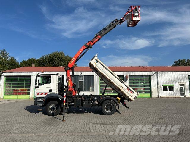 MAN TGM 18.340 4x4 BB / Palfinger PK 1300 / Korb Tipper trucks