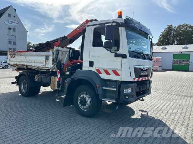 MAN TGM 18.340 4x4 BB / Palfinger PK 1300 / Korb Tipper trucks