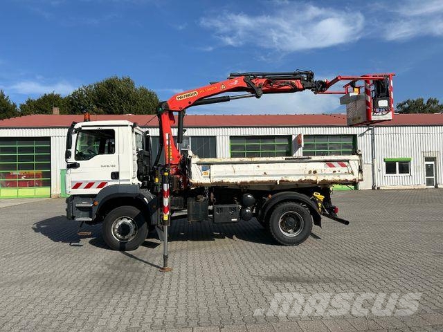 MAN TGM 18.340 4x4 BB / Palfinger PK 1300 / Korb Tipper trucks