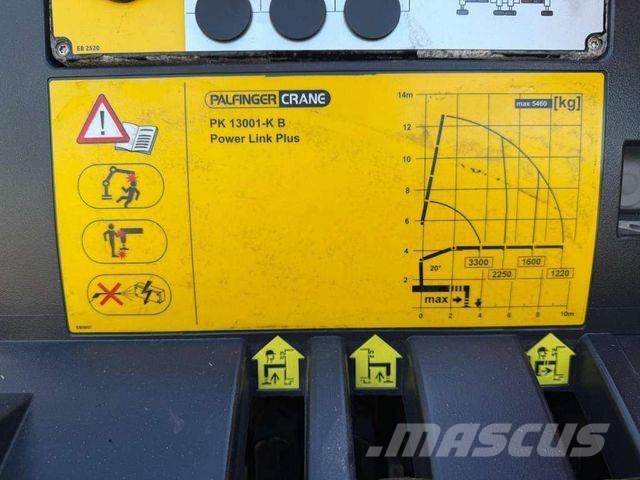 MAN TGM 18.340 4x4 PALFINGER PK 13001 Crane Tipper Самосвал
