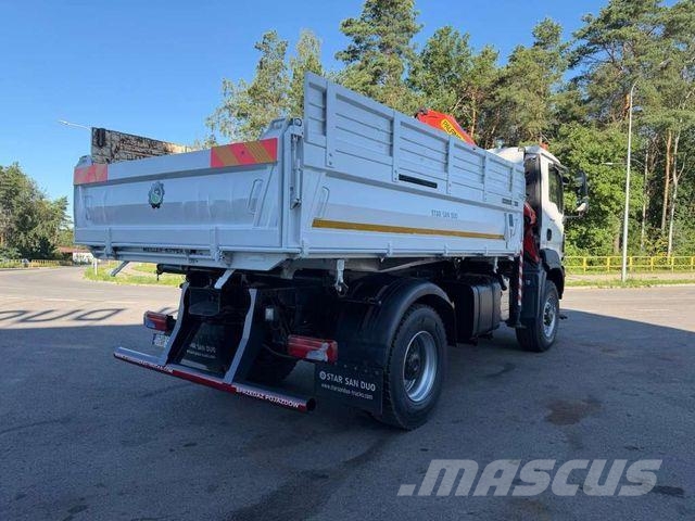 MAN TGM 18.340 4x4 PALFINGER PK 13001 Crane Tipper Самосвал
