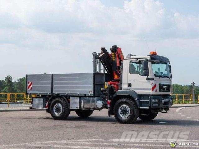 MAN TGM 18.340 4x4 PALFINGER PK 18002 CRANE WINCH Автокранове