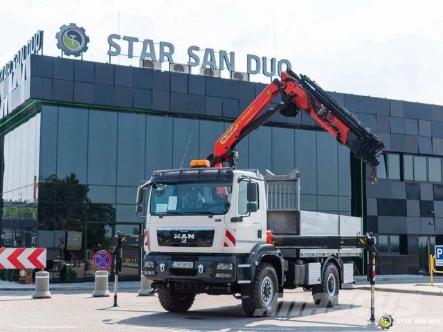 MAN TGM 18.340 4x4 PALFINGER PK 18002 CRANE WINCH Автокранове