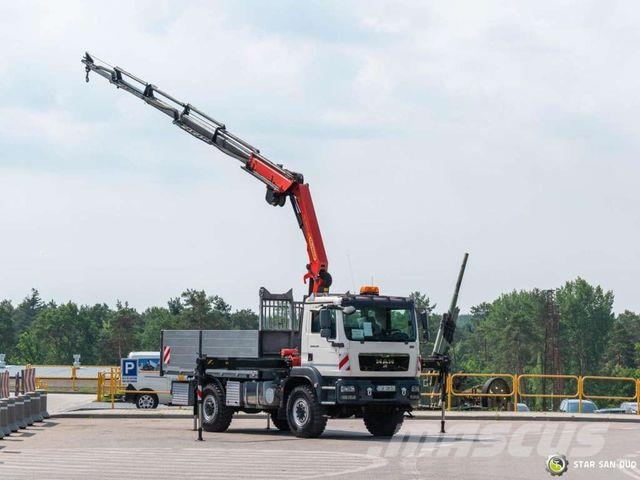 MAN TGM 18.340 4x4 PALFINGER PK 18002 CRANE WINCH Автокранове