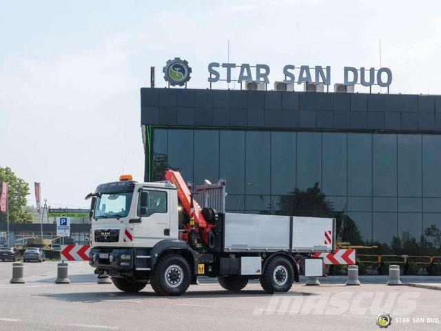MAN TGM 18.340 4x4 PALFINGER PK 18002 CRANE WINCH Автокранове