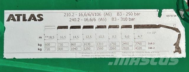 MAN TGM 18.340 - Kran Atlas AK240.2 - 187 TKm Camiones grúa