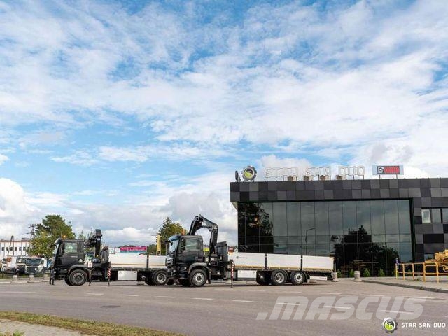 MAN TGM 26.290 6x2 HIAB 166 B-3 HIDUO Crane Vlakke laadvloer met kraan