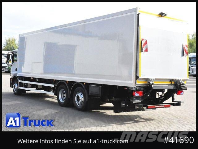 MAN TGM 26.340, Supra 1250Mt LBW, Lenkachse, Kühlkoffer