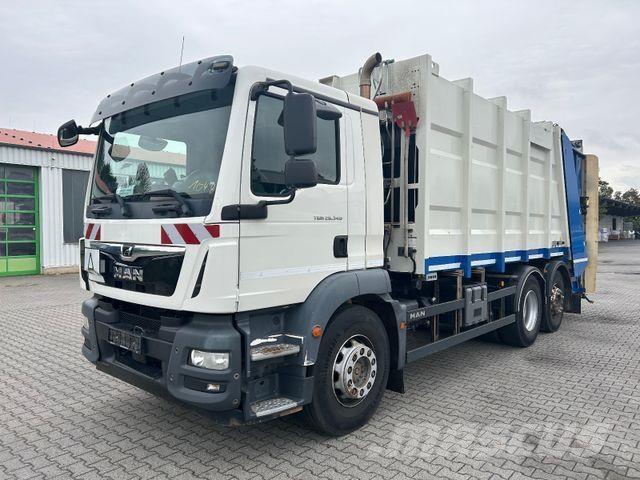 MAN TGM 26.340 / Zöller Medium XL 21,5 + Schüttung Waste trucks