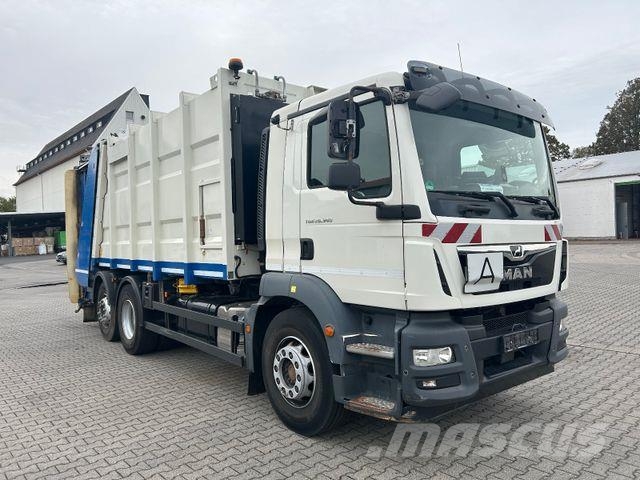 MAN TGM 26.340 / Zöller Medium XL 21,5 + Schüttung Waste trucks