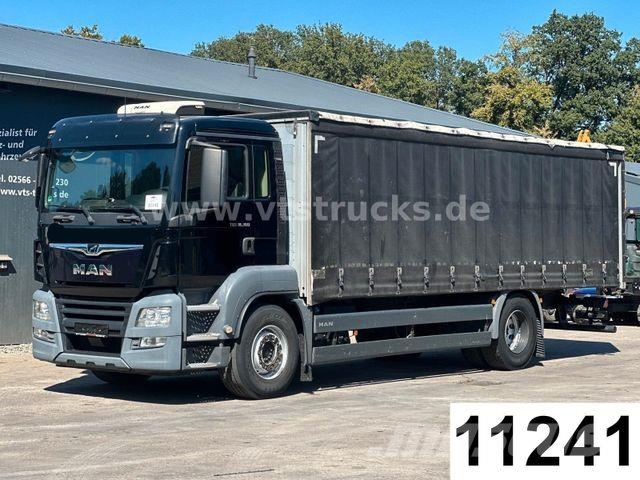 MAN TGS 18.360 4x2 Pritsche+Plane 18t. Lastbil - Gardin