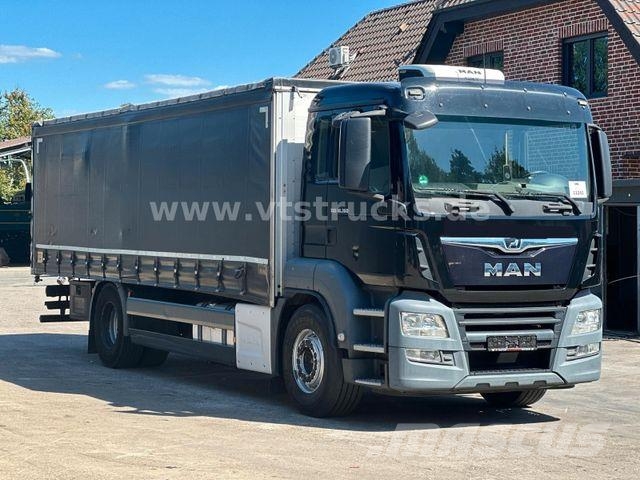 MAN TGS 18.360 4x2 Pritsche+Plane 18t. Lastbil - Gardin