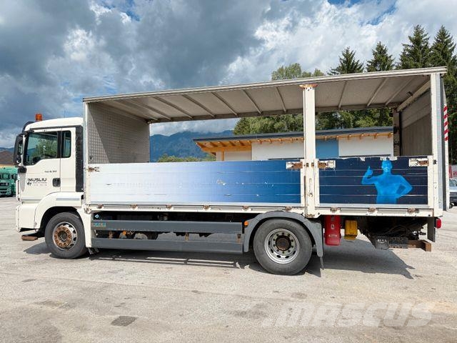 MAN TGS 18.360 LL ADR Pritsche 1500Kg Ladebordwand Platós / Ponyvás teherautók