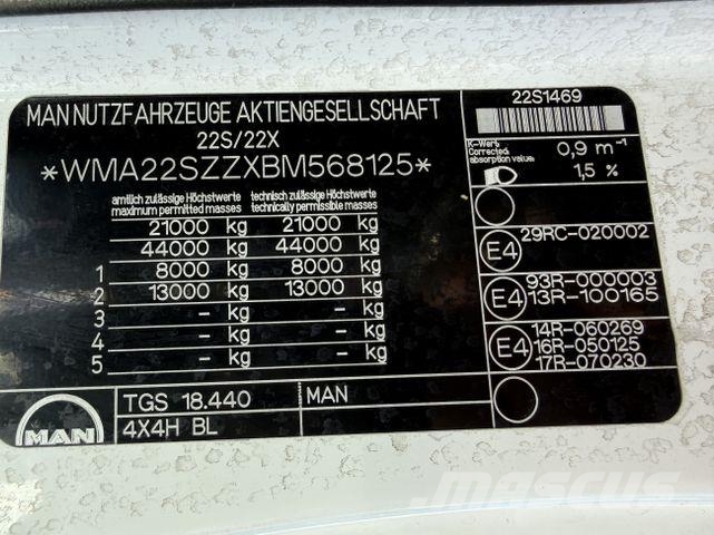 MAN TGS 18.440 4X4H Kamioni-šasije