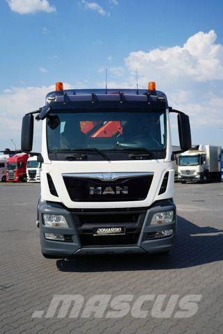 MAN TGS / 18.480 / E 6 / 4 X 4 / WYWROTKA + HDS / PA Автомобильные краны