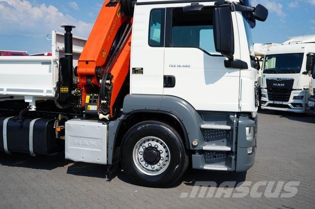 MAN TGS / 18.480 / E 6 / 4 X 4 / WYWROTKA + HDS / PA Автомобильные краны