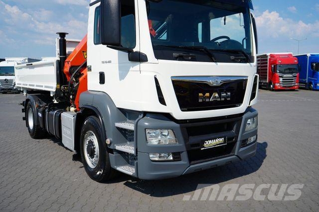 MAN TGS / 18.480 / E 6 / 4 X 4 / WYWROTKA + HDS / PA Автомобильные краны