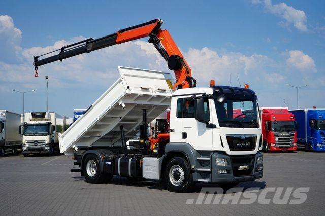 MAN TGS / 18.480 / E 6 / 4 X 4 / WYWROTKA + HDS / PA Автомобильные краны