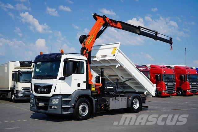 MAN TGS / 18.480 / E 6 / 4 X 4 / WYWROTKA + HDS / PA Автомобильные краны
