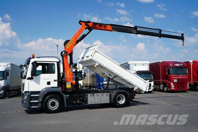 MAN TGS / 18.480 / E 6 / 4 X 4 / WYWROTKA + HDS / PA Автомобильные краны