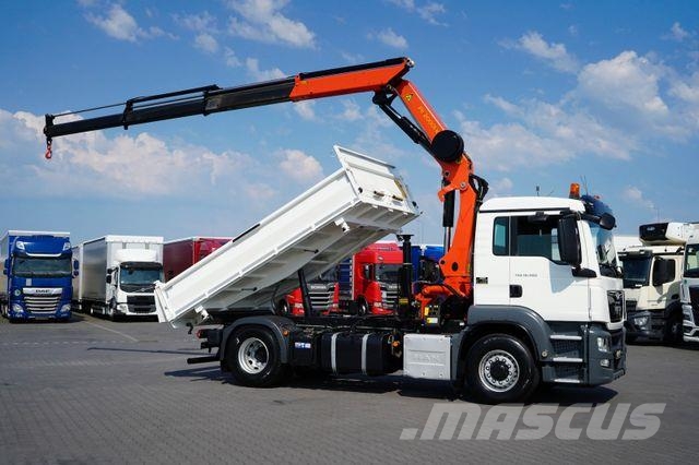 MAN TGS / 18.480 / E 6 / 4 X 4 / WYWROTKA + HDS / PA Автомобильные краны
