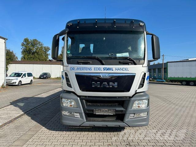 MAN TGS 26.320 / 6x2-4 / Lift Lenkachse / Euro 6 Pritschenwagen/Pritschenwagen mit Seitenklappe