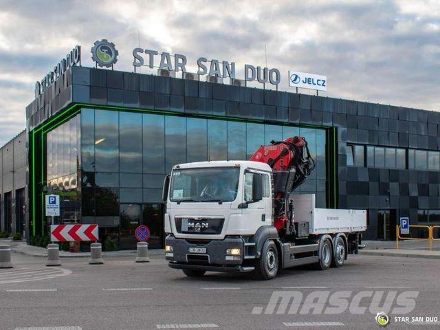 MAN TGS 26.320 6x2 FASSI F660AXP.27 Crane Fly Jib Żurawie samochodowe