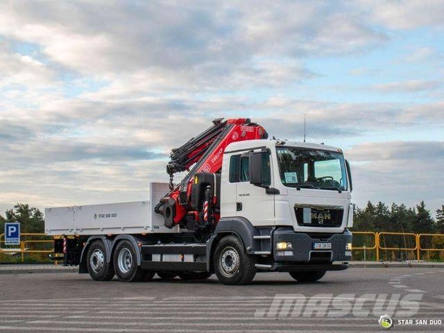 MAN TGS 26.320 6x2 FASSI F660AXP.27 Crane Fly Jib Żurawie samochodowe