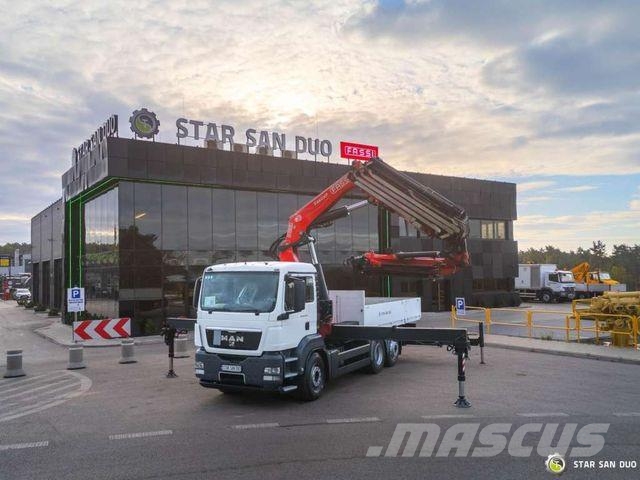 MAN TGS 26.320 6x2 FASSI F660AXP.27 Crane Fly Jib Żurawie samochodowe