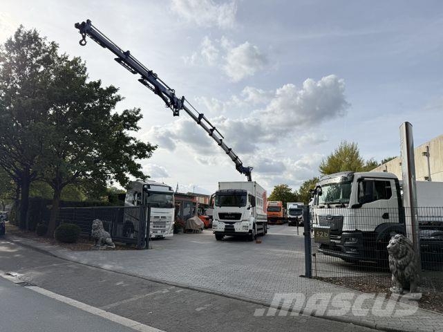 MAN TGS 26.360 6X2 Kran MKG 231 Jib bis 26 Meter Pritschenwagen/Pritschenwagen mit Seitenklappe