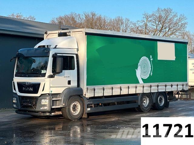 MAN TGS 26.360 6x2 LL Stapleraufnahme & Lenk/Lift Camión con caja abierta