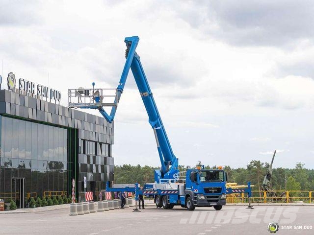 MAN TGS 26.360 6x2 Ruthmann T580 aerial platform 58 المنصات الهوائية المثبتة على شاحنة