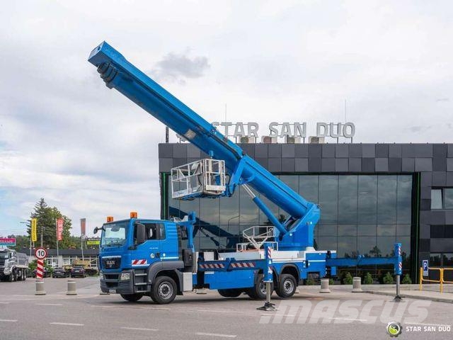 MAN TGS 26.360 6x2 Ruthmann T580 aerial platform 58 المنصات الهوائية المثبتة على شاحنة