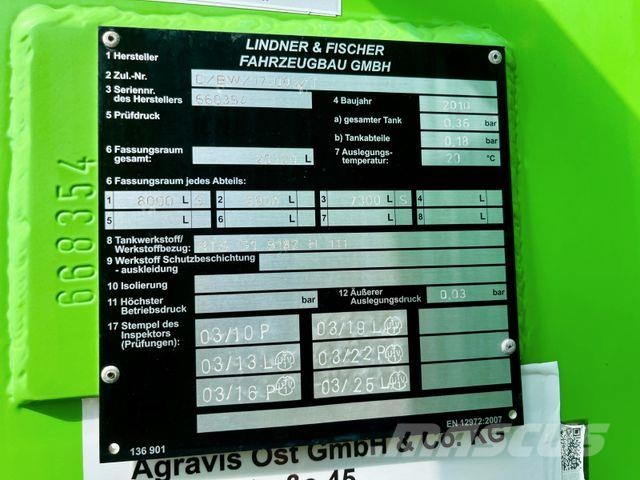 MAN TGS 26.400 6x2 | A3*20.300ltr.*Oben/Unten*ALU Automobilinės cisternos