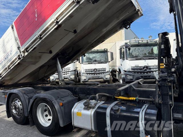 MAN TGS 26.400 6X2 Kipper mit Kran Hiab 166-3 自卸式货车