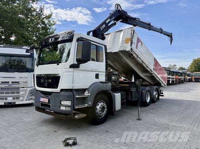 MAN TGS 26.400 6X2 Kipper mit Kran Hiab 166-3 自卸式货车