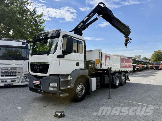 MAN TGS 26.400 6X2 Kipper mit Kran Hiab 166-3 自卸式货车