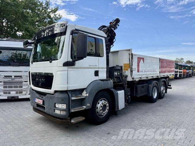 MAN TGS 26.400 6X2 Kipper mit Kran Hiab 166-3 自卸式货车