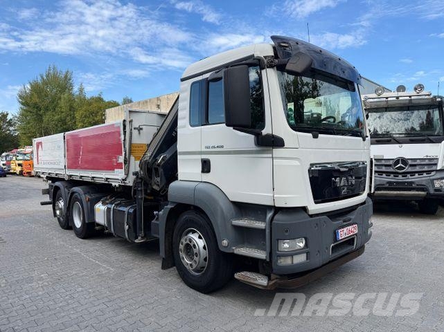 MAN TGS 26.400 6X2 Kipper mit Kran Hiab 166-3 自卸式货车