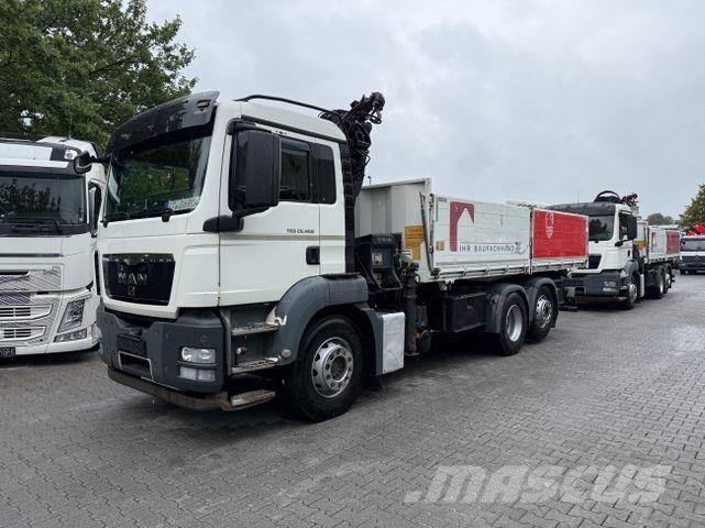 MAN TGS 26.400 6X2 Kipper mit Kran Hiab 166-3 Kamioni sa kranom