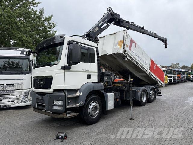 MAN TGS 26.400 6X2 Kipper mit Kran Hiab 166-3 Kamioni sa kranom