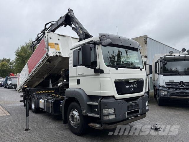 MAN TGS 26.400 6X2 Kipper mit Kran Hiab 166-3 Kamioni sa kranom