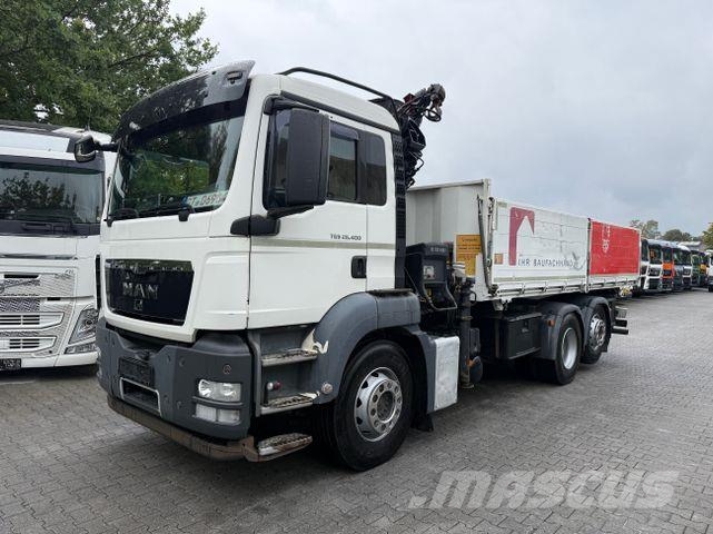MAN TGS 26.400 6X2 Kipper mit Kran Hiab 166-3 Kamioni sa kranom