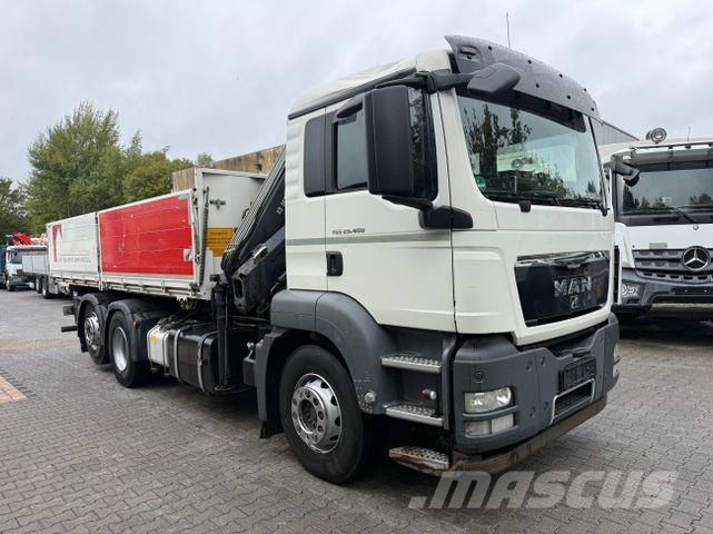 MAN TGS 26.400 6X2 Kipper mit Kran Hiab 166-3 Kamioni sa kranom